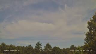 Timelapse weerstation Gasselternijveenschemond 19072024 [upl. by Attlee]