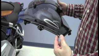 How to install MRA VarioTouringScreen Windshield on BMW K1200S amp K1300S [upl. by Nauqed]