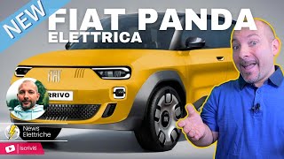 La NUOVA FIAT PANDA ELETTRICA ecco come sarà [upl. by Nert]