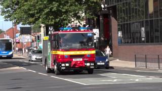 Humberside Fire amp Rescue  Dennis Rapier Driver Training Vehicle On Training Run [upl. by Earleen135]