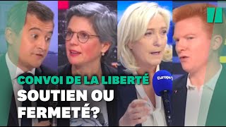 Le quotConvoi de la libertéquot en France embarrasse les responsables politiques [upl. by Isdnil]