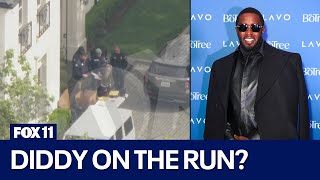 Where is Diddy Agents raid Sean Combs homes [upl. by Annail]