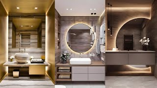 100 BATHROOM MIRROR DESIGN IDEAS 2024  MODERN BATHROOM DECOR USING MIRRORS  WALL MIRRORS DESIGNS [upl. by Key]