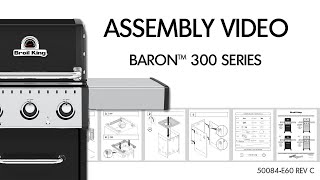 Baron 320 Assembly  Broil King  North America [upl. by Llednil849]