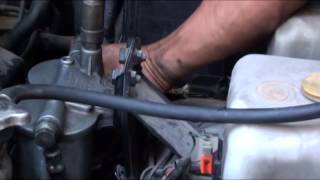 mahindra diesel filter change [upl. by Atinuahs]