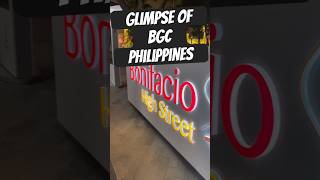 Glimpse of Bonifacio High Street located in BGC Next vlog here soon BGC bonifaciohighstreet [upl. by Geldens933]