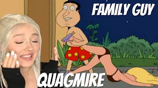 Family Guy  Quagmire Worst Moments REACTION [upl. by Ely84]