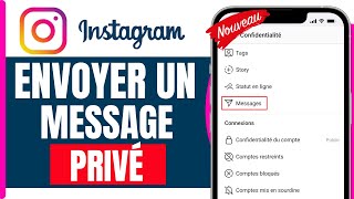 Comment Envoyer Un Message Privé Sur Instagram  En 2024 [upl. by Eiral]