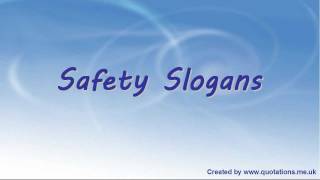 ♦●♦ Safety Slogans  Famous Healthy and Safety Slogans ♦●♦ [upl. by Goldarina808]