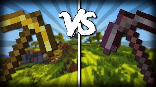 Minecraft Is GOLD Faster Than NETHERITE Experiment [upl. by Adyela]