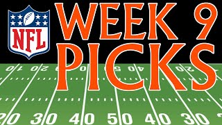 NFL Week 9 Picks  Picking the winner of each game [upl. by Yatnahs]