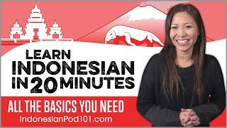 Learn Indonesian in 20 Minutes  ALL the Basics You Need [upl. by Mordecai]