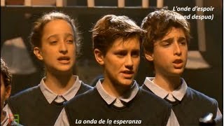 Les Choristes  Vois Sur Le Chemin  Traducción y Pronunciación del Francés al Español [upl. by Yrrot]