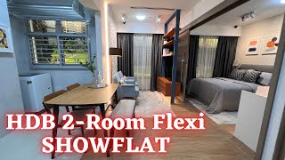 HDB BTO 2Room Flexi 46sqm  Showflat  Singapore [upl. by Garbe]