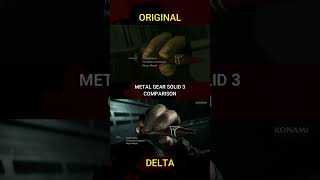 Metal Gear Solid 3 Delta Comparison [upl. by Edward]