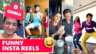 Riteish amp Genelia Deshmukhs FUNNY INSTAGRAM REELS Compilation😂😂 Funny Videos [upl. by Marmion725]