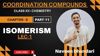 Coordination compounds 11  Isomerism Lec1 chemistry class 12th [upl. by Dazraf990]