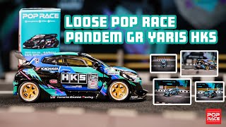 Loose Pop Race Pandem GR Yaris HKS [upl. by Eugine890]