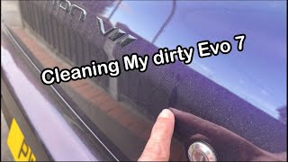 Cleaning my disgustingly dirty Evo 7 [upl. by Caroline]