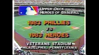 June 1993  83 Philadelphia Phillies Alumni vs 83 MLB Heroes on PRISM OldTimers Game [upl. by Hajed82]