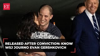 16year term in Russias prison Evan Gershkovich finally freed All about the convicted WSJ journo [upl. by Enomed]