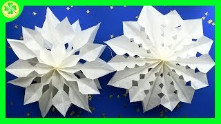 Jak zrobić  Gwiazdka z papierowych torebek  How to make  Paper Bag Star [upl. by Ymiaj]