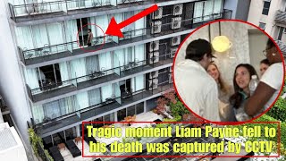 Tragic moment Liam Payne fell to his death was captured by CCTV [upl. by Attevroc461]