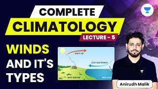 Complete Climatology  L5  Wind and its types  UPSC 2024  Anirudh Malik [upl. by Aoht]