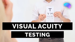 Visual Acuity Assessment  OSCE Guide Clip  UKMLA  CPSA [upl. by Onig]