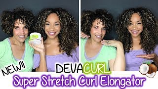 NEW DevaCurl Super Stretch Coconut Curl Elongator  Moisture Definition Elongation amp Hold [upl. by Chrisy]