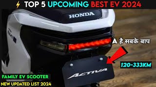 ⚡ Top 5 Upcoming Best Electric Scooter 2024  Upcoming Electric Scooter  Upcoming EV  Ev auto Gyan [upl. by Nino863]