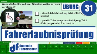 Theorieprüfung Führerschein Deutschland 30 Fragen Klasse B [upl. by Renick]