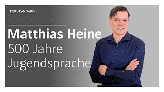 Matthias Heine im Videointerview über Jugendsprache [upl. by Oalsecnew]