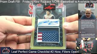 2023 Leaf Perfect Game All American Classic Baseball Checklist 2 1 Box Break 10 19 23 [upl. by Elspet]