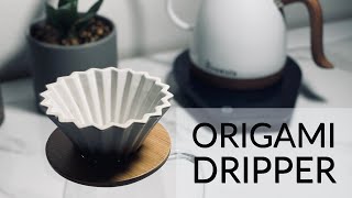 Origami dripper recipe [upl. by Ahsiemal]