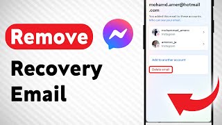 How to Remove Recovery Email on Messenger Updated [upl. by Hartfield]