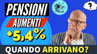 PENSIONI 👉 QUANDO ARRIVANO GLI AUMENTI 2024❓ A GENNAIO PER TUTTI❓ [upl. by Etnecniv]