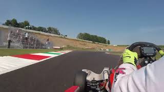 New franciacorta karting track Mauro Bacco On Board BirelArt KZ [upl. by Saunder]