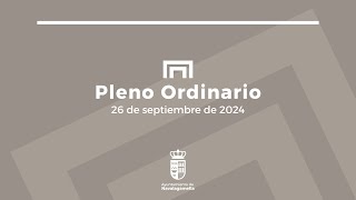 PLENO ORDINARIO  2692024 [upl. by Christiano]