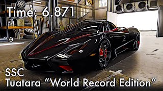 CSR2  SSC Tuatara “World Record Edition”  tune amp shift time 6871 [upl. by Mcclish966]