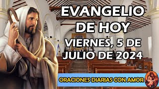 Evangelio de hoy Viernes 5 de Julio de 2024  No necesitan médico los que están fuertes [upl. by Terchie]