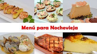 Menú para Nochevieja del 2021 recetas para la cena de fin de año  cena de nochevieja [upl. by Eiramyllek78]