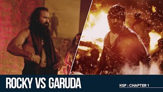 Rocky Vs Garuda  KGF Chapter 1  Yash  Ramachandra Raju  Prashanth Neel [upl. by Llekcir]