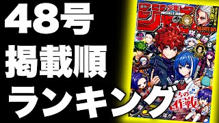 【最新】ジャンプ掲載順ランキング！【週刊少年ジャンプ48号】 [upl. by Killen]