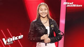 BudmaaG  quotYaruulakhguiquot  Blind Audition  The Voice Kids Mongolia 2024 [upl. by Kosiur]