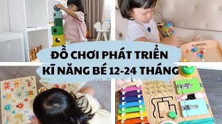 Đồ Chơi Phát Triển Tư Duy Kĩ Năng Vận Động Tinh Vận Động Thô Cho Bé 12  24 Tháng Tuổi [upl. by Ahtanamas]