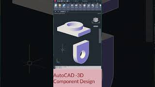 AutoCAD 3D Component Design caddengineer autocad3dtutorial [upl. by Suh356]