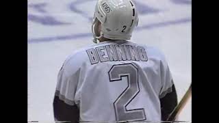 Brian Benning vs Peter Stastny funny stuff november 1991 [upl. by Dominga]