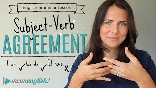 Subject Verb Agreement  English Lesson  Common Grammar Mistakes [upl. by Summons972]