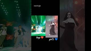 girls group dance 💙 vs boys group dance ❤️  shortvideo vairal himanshudulani dancevideo [upl. by Adnawaj26]